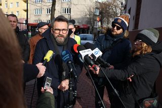 Konferencja po posiedzeniu sztabu kryzysowego po katastrofie budowlanej przy ul. Bernardyńskiej w Lublinie