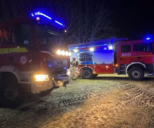 W pożarze domu rodzina straciła cały majątek. Straż nie dojechała na czas? Mamy komentarz