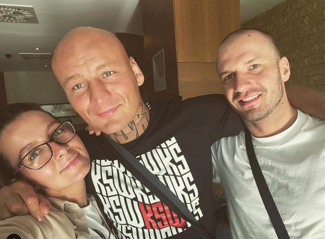 Ania Szpilka z bratem