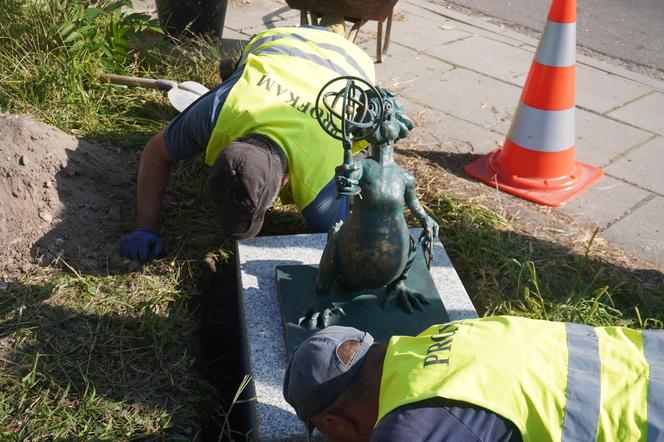 Smok Astronom przy ul. Kopernika naprzeciwko Ogrodu Botanicznego UJ