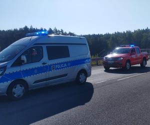 Wypadek na S5 koło Leszna. Jedna osoba poszkodowana