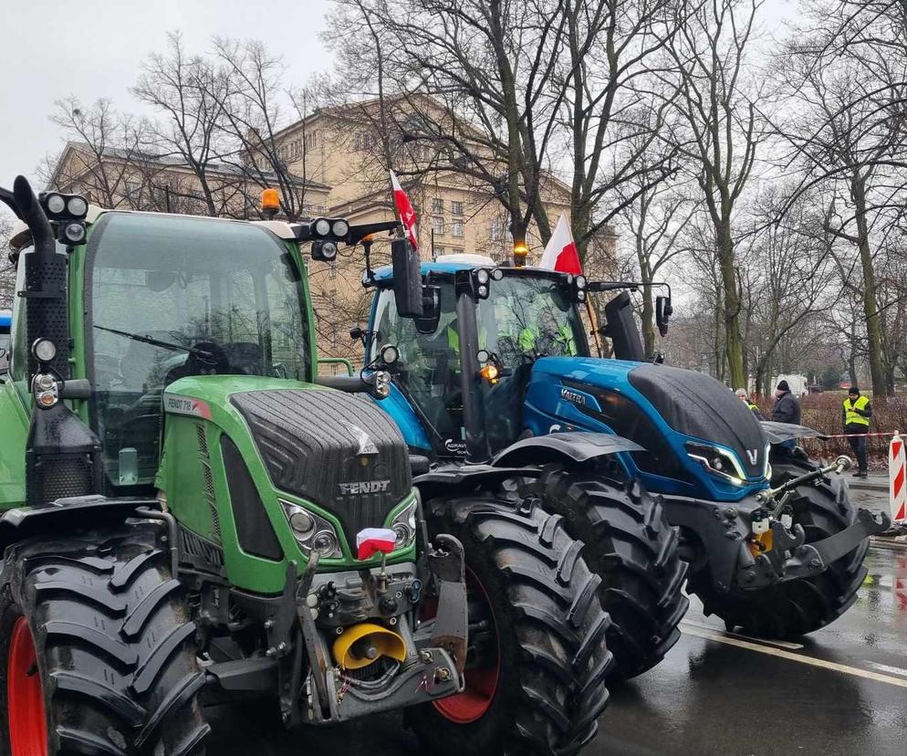 Protest rolników w Poznaniu