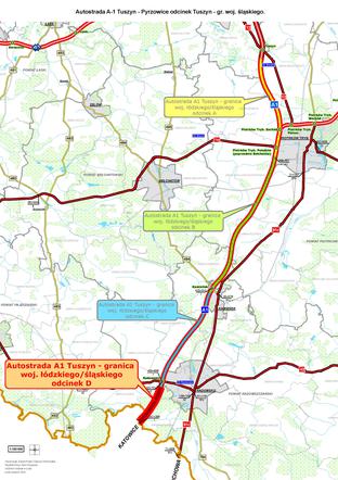 Plan budowy - autostrada A1