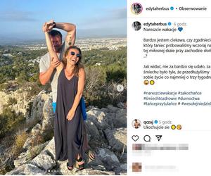 Edyta Herbuś z ukochanym na wakacjach