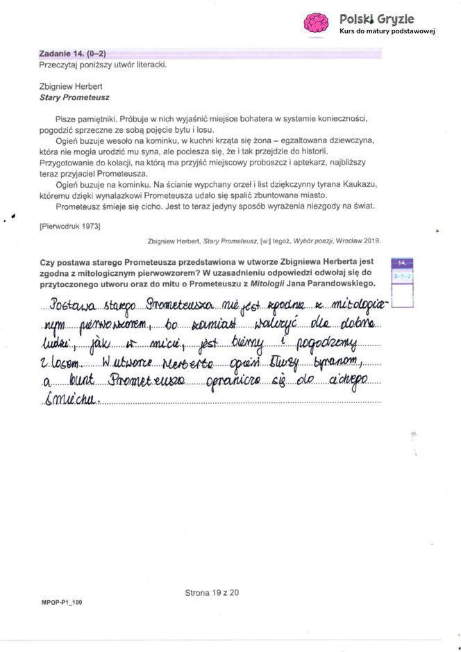 Matura 2025 - polski.