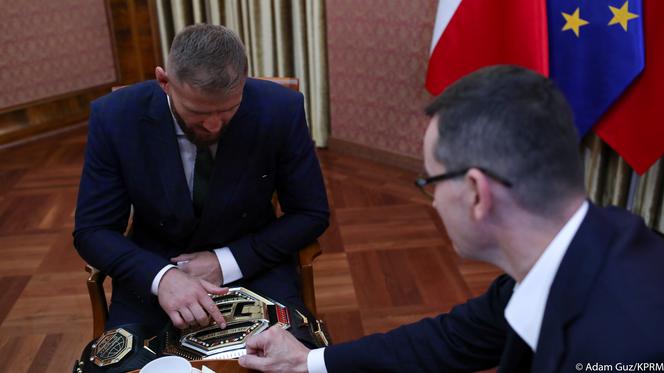 Jan Błachowicz spotkał się z premierem Mateuszem Morawieckim