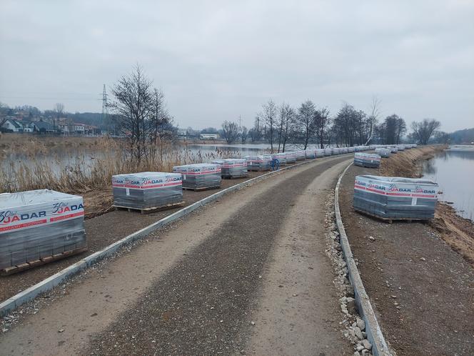 Przebudowa grobli na starachowickim Pasterniku