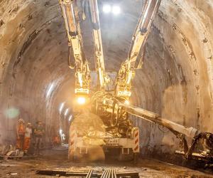 Budowa Tunelu Bazowego Brenner na granicy Austrii i Włoch