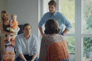 M jak miłość odc. 1760. Olek (Maurycy Popiel), Marcin (Mikołaj Roznerski), Kama (Michalina Sosna), Ania (Alina Szczegielniak), Borysek (Tymon Szkopek)