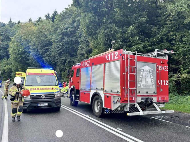 Tragiczny wypadek na DK75 w Witowicach Dolnych