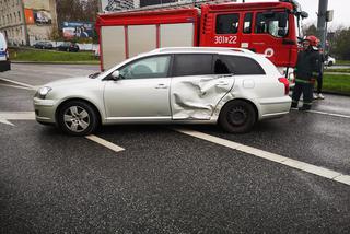 Wypadek na placu Poznańskim w Bydgoszczy