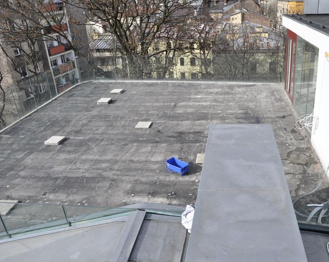 Remont tarasu dachowego w wielokondygnacyjnym apartamencie w centrum Krakowa