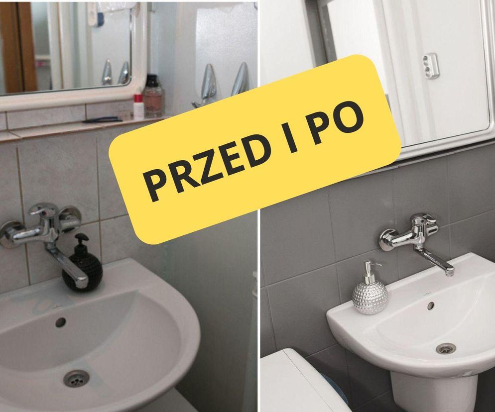 Łazienka: przed i po