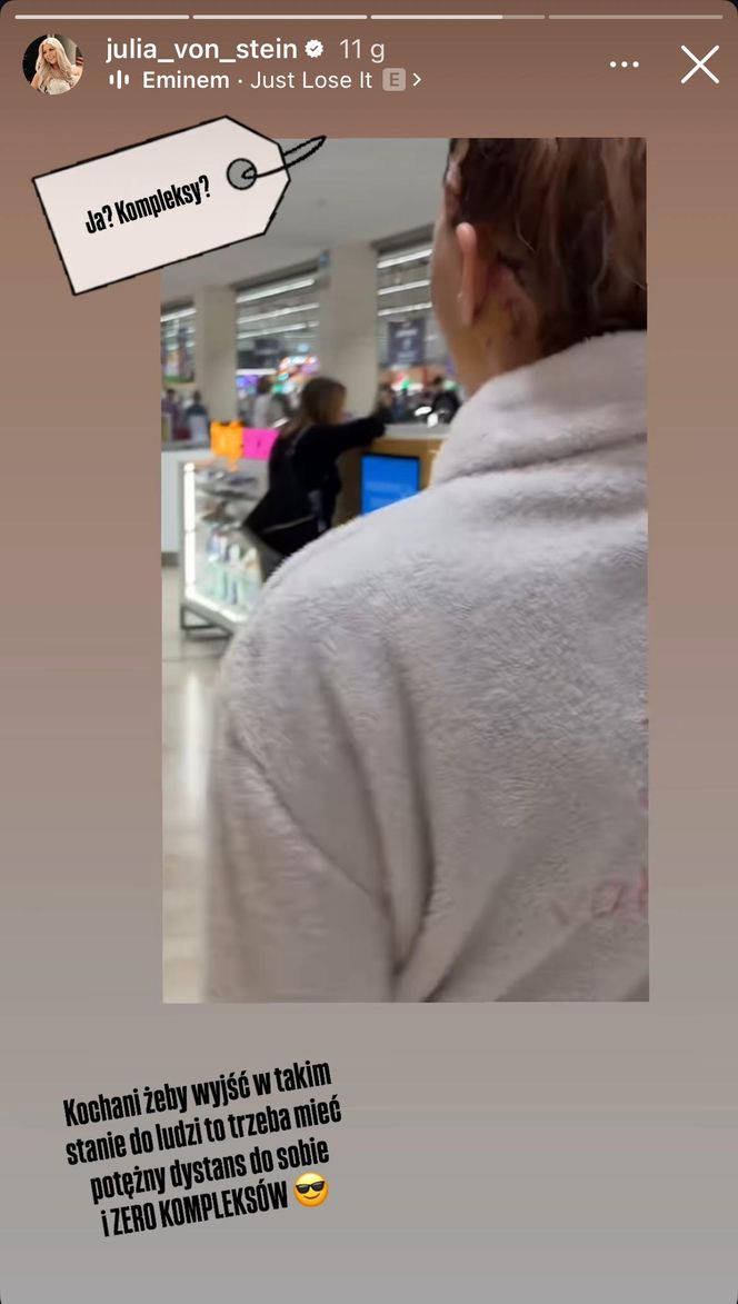 Julia von Stein po operacji