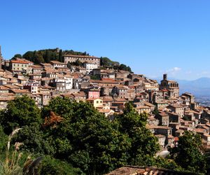 Panorama di Patrica (Frosinone, Lazio, Italia)