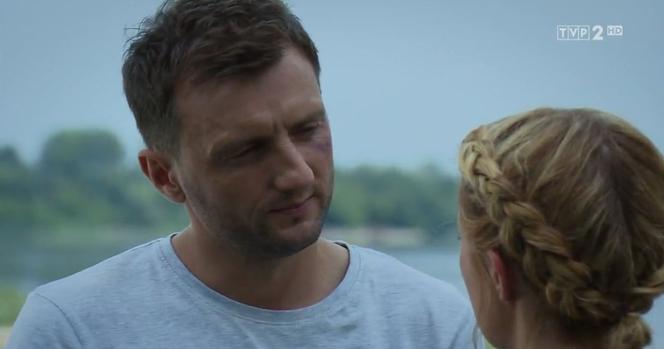 M jak miłość odc. 1409. Bartek (Arkadiusz Smoleński), Ula (Iga Krefft)