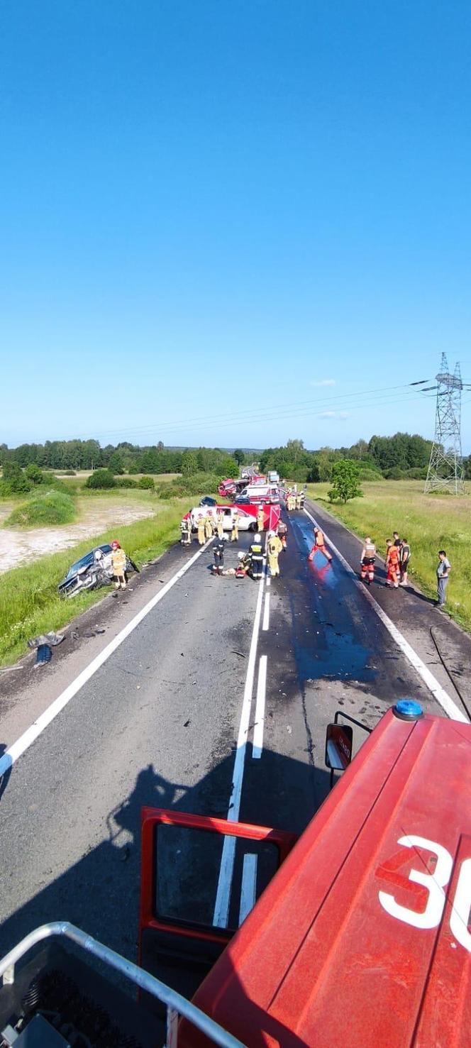 Wypadek śmiertelny na trasie numer 74 w miejscowości Przełom