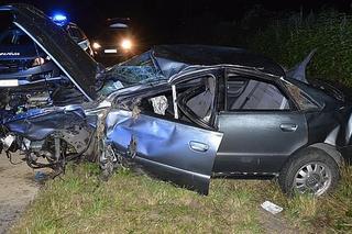 STRASZNE! Audi 20-latka wypadło z drogi i dachowało! Kierowca w szpitalu
