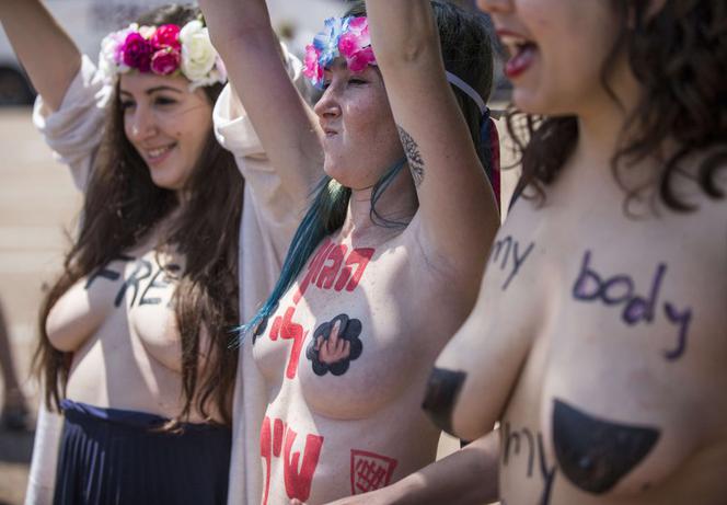 Protest Femen w Tel Awiwie