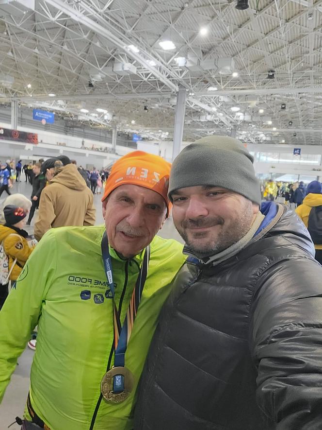 81-latek z Poznania biega półmaratony z wnukiem! "Nie trenuję praktycznie tylko w niedzielę"