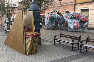 Montaż instalacji świątecznych w Grudziądzu