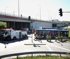 Kierowca autobusu MPK zginął po zderzeniu z innym autobusem