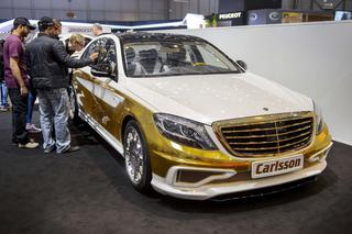 Złoty Mercedes Klasy S Versailles od Carlssona - WIDEO