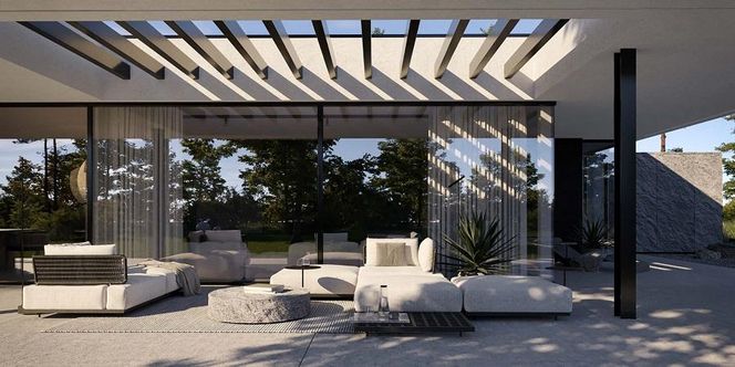Homeconcept 112 to ekstrawagancka rozłożysta willa dla miłośników współczesnego designu