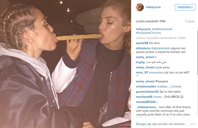 Miley Cyrus i Stella Maxwell w Disneylandzie