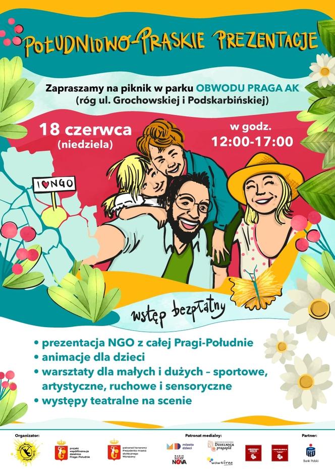 Południowo-Praskie Prezentacje 2023. Piknik rodzinny na Pradze-Południe
