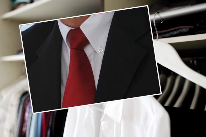 Poliestrowe krawaty 