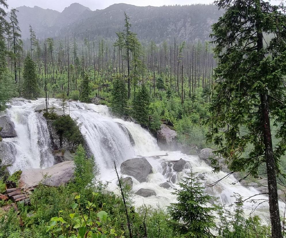 Szlaki w Tatrach zalane wodą. Służby dla bezpieczeństwa turystów zamykają część ścieżek