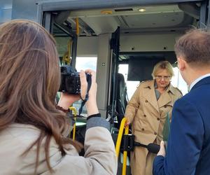 Prezentacja elektrycznych autobusów w Zamościu