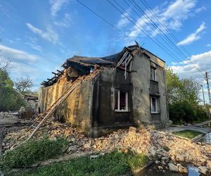 Wybuch gazu w Wojkowicach. Dom jednorodzinny częściowo się zawalił