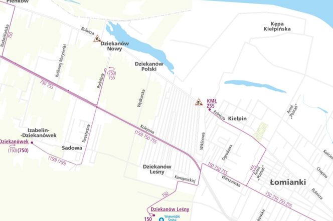 Remont ulicy w Łomiankach