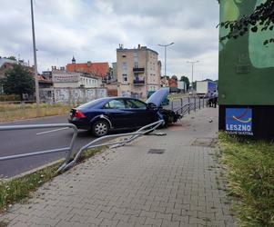 Wypadek na Al. Jana Pawła II w Lesznie