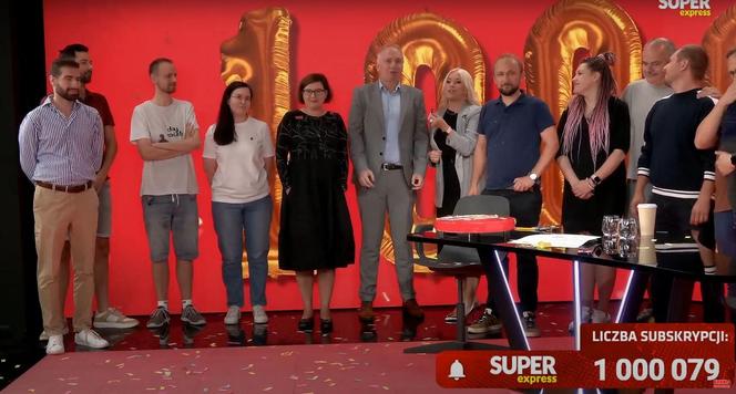 Wielkie świętowanie w studiu "Super Expressu". Milion subskrybcji