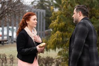 Na dobre i na złe, odc. 882: Majka Skawina (Katarzyna Wuczko), Borys Jakubek (Marcin Zacharzewski)