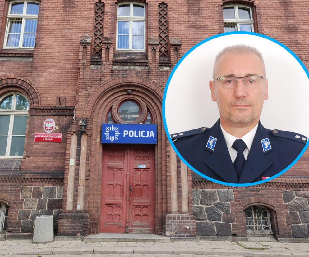 Kartony na pożegnanie. Tak policjanci dziękują komendantowi