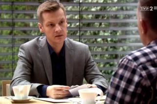M jak miłość odcinek 1195. Artur Rogowski (Robert Moskwa), Piotrek Zduński (Marcin Mroczek)