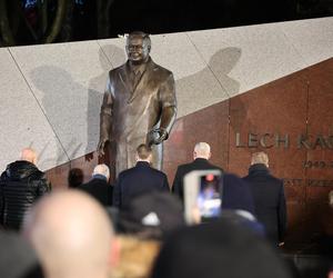 Odsłonięcie pomnika Lecha Kaczyńskiego przy Placu Teatralnym w Lublinie