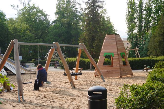 Plac zabaw w Parku Planty