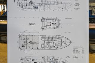 Budowa statku w stoczni szczecińskiej
