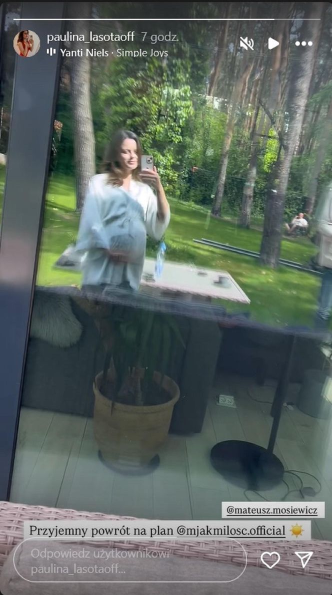 M jak miłość na planie. Kasia (Paulina Lasota), Mariusz (Mateusz Mosiewicz)