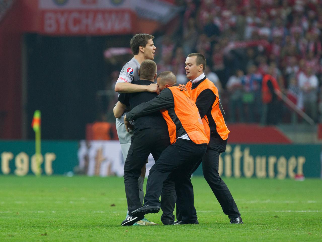 Polska - Niemcy: Kibic i Wojciech Szczęsny