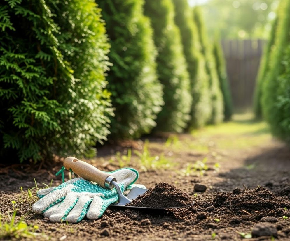 Domowy nawóz na tuje. Ten prosty trik z drożdżami uratuje twój żywopłot