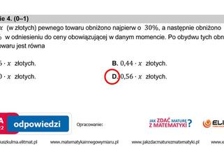 Matura 2022: matematyka, poprawka. Arkusz PDF	