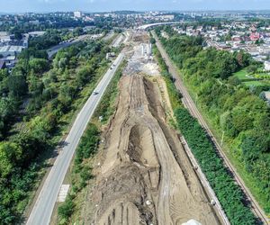 Węzeł Mistrzejowice - budowa. Zobacz jak powstaje jeden z najbardziej skomplikowanych obiektów na S7