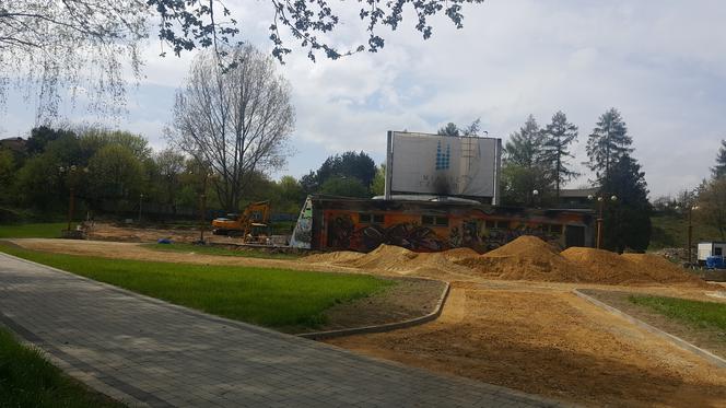 Prace w Parku Grabek w Czeladzi