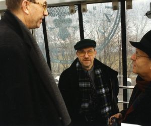 Od lewej: jurorzy Jacek Cybis, Stefan Kuryłowicz, Stanisław Fiszer
